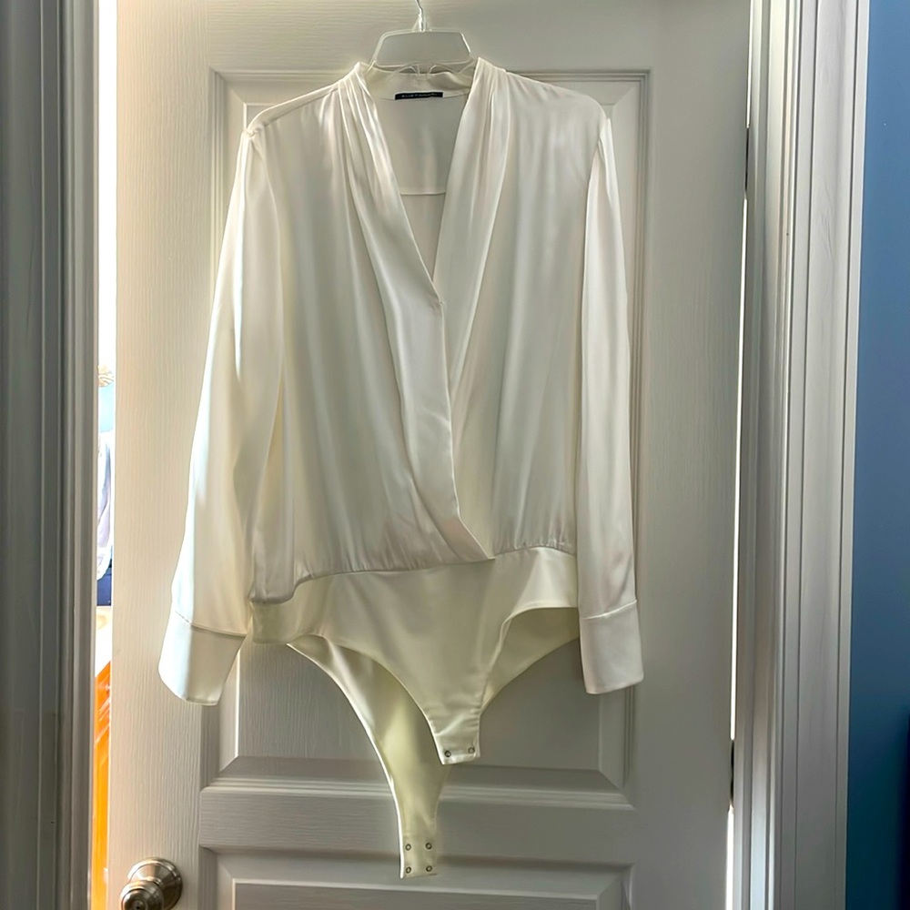 Elie Tahari silk bodysuit